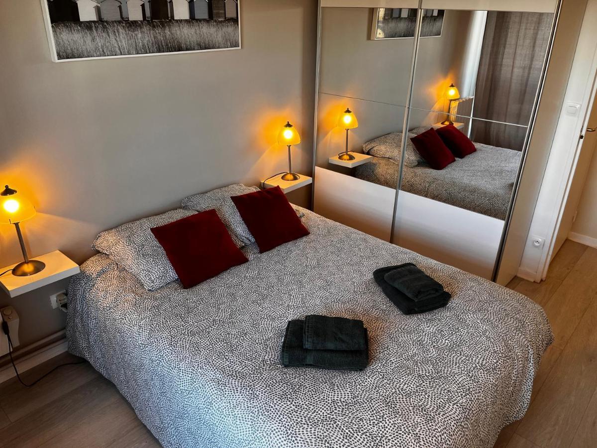 Appt Traversant Vu Mer Et Dunes Avec Garage Le Touquet Kültér fotó