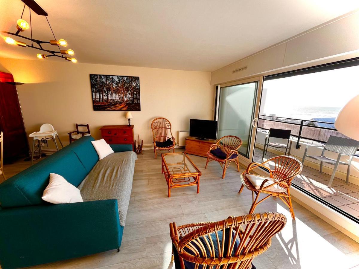 Appt Traversant Vu Mer Et Dunes Avec Garage Le Touquet Kültér fotó