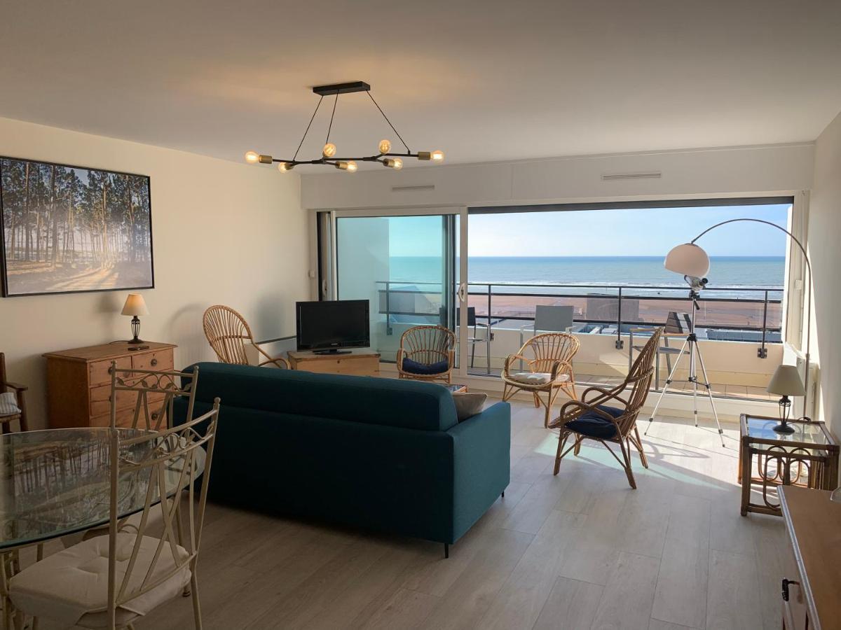 Appt Traversant Vu Mer Et Dunes Avec Garage Le Touquet Kültér fotó