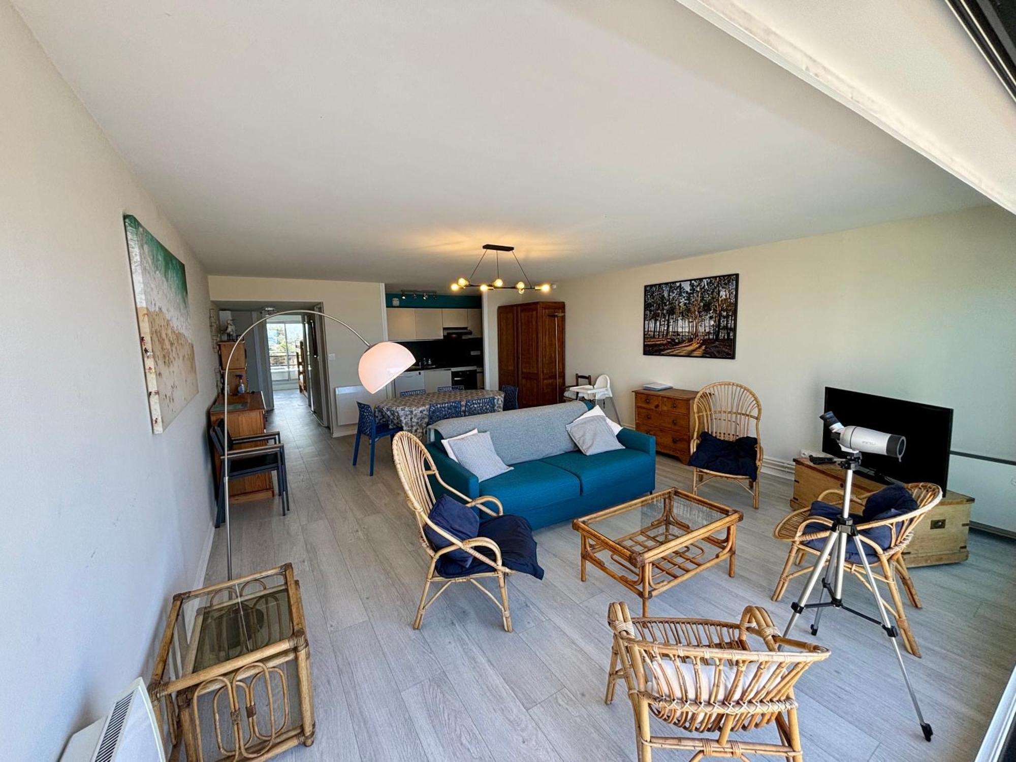 Appt Traversant Vu Mer Et Dunes Avec Garage Le Touquet Kültér fotó