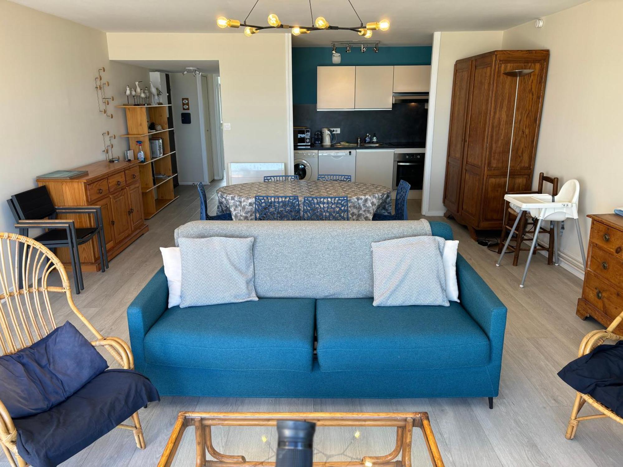 Appt Traversant Vu Mer Et Dunes Avec Garage Le Touquet Kültér fotó